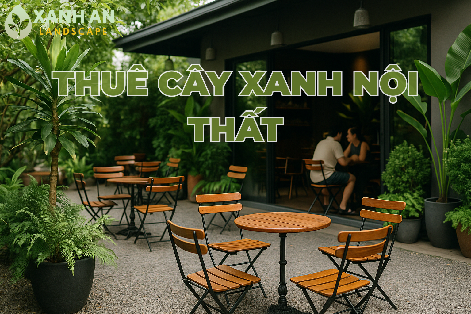 Thuê cây xanh cho không gian quán Thuê cây xanh cho không gian quán