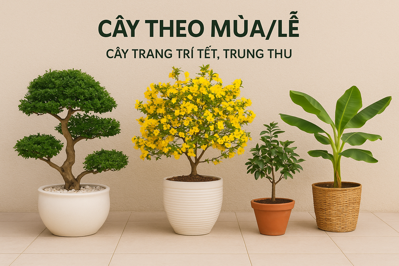 Cây trang trí theo mùa lễ Cây trang trí theo mùa lễ